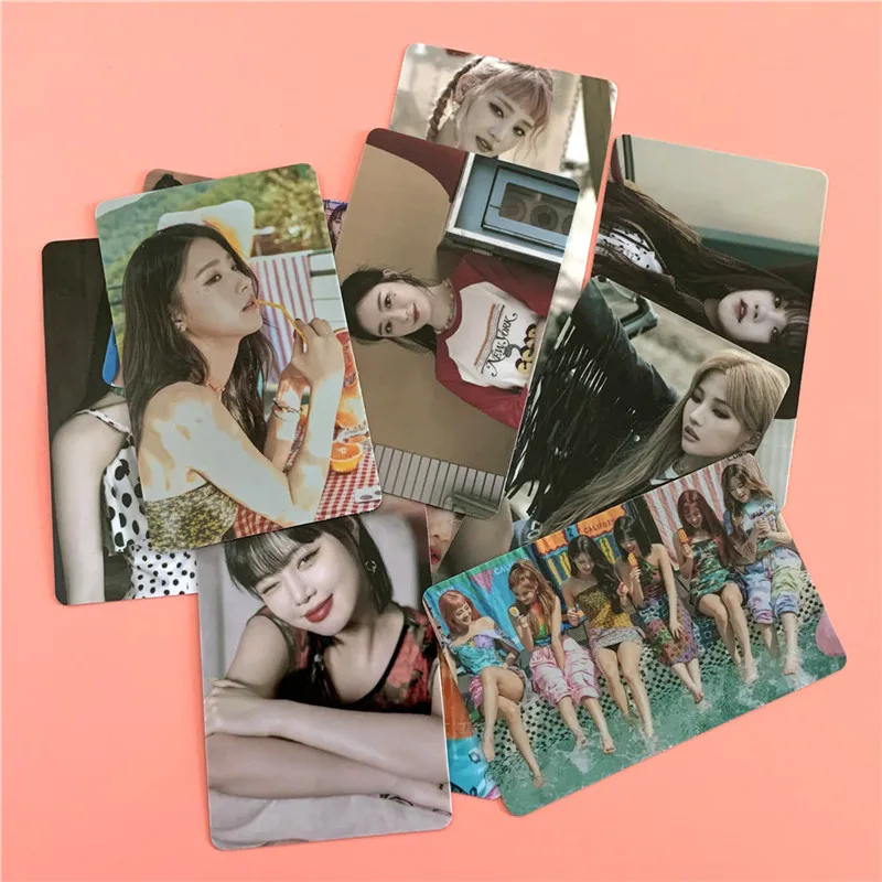 

10 шт./компл. Kpop Хрустальная наклейка для карт в подарок новый альбом дамди клейкая Фотокарта украшение для автобусной карты открытка набор к...
