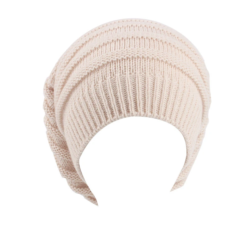 Модная мужская и женская шапка бини вязаная Лыжная Шапка Зимняя теплая свободная