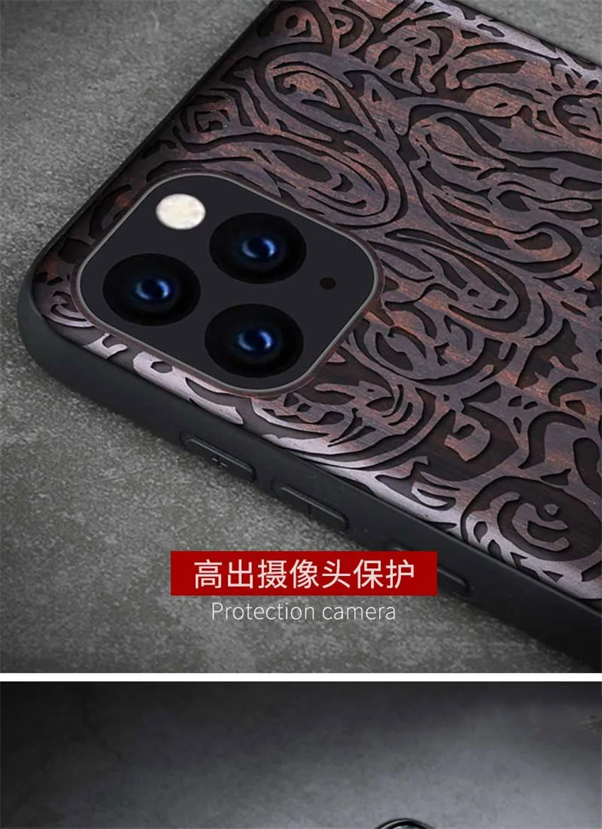 Русский популярный череп черное дерево чехол для телефона iPhone 11 цветок деревянный iPhone 11 Pro для iPhone 11 Pro максимальный чехол