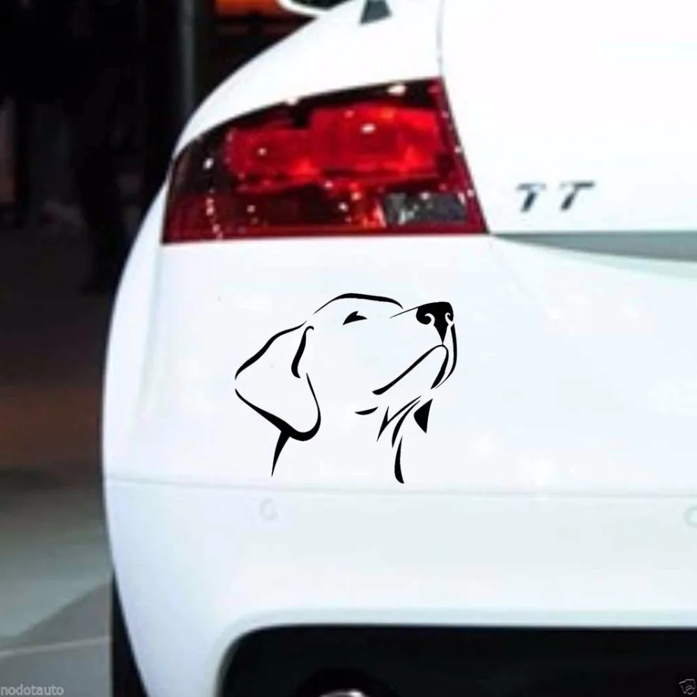 

Labrador Retriever Waterproof Cover Scratch PVC Waterproof Sunblock Decal Motorcycle Sticker, 14cm*12cm