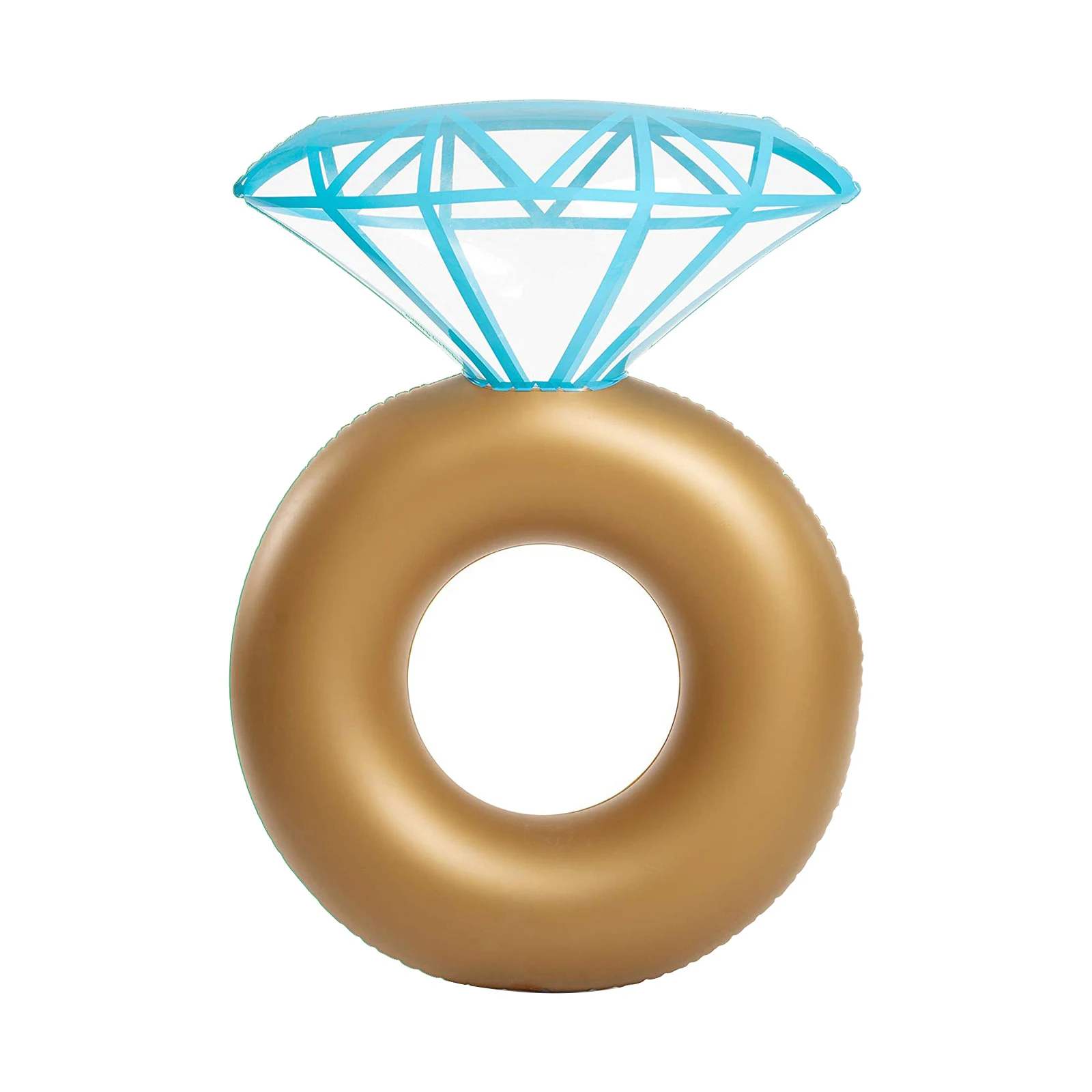 

Diamond Ring Pool Float Party Tube, Engagement Ring Inflatable Raft Swimming