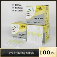 100 pcs eye rinse needle 30g 4mm 13mm 25mm disposable small irrigating needle laboratory medical teaching supplies
