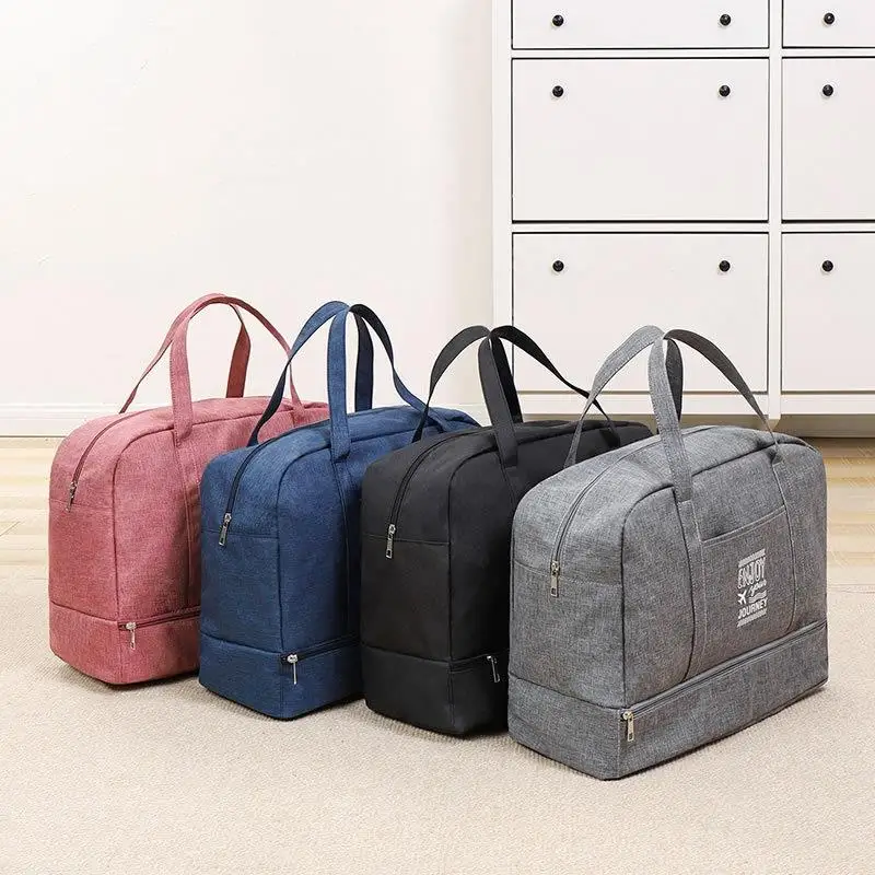 

New Large Capacity Folding Travel Bags Waterproof Tote Handbag Travel Duffle Bags Multifunctional Women Travel Bags Dropshipping