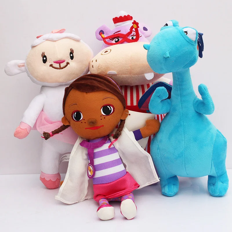 

27-34cm Doctor Anime Plush Toys Kawaii Hallie Hippo Stuffed Animals Cute Plushie Baby Kids Toys For Girls Children Birthday Gift