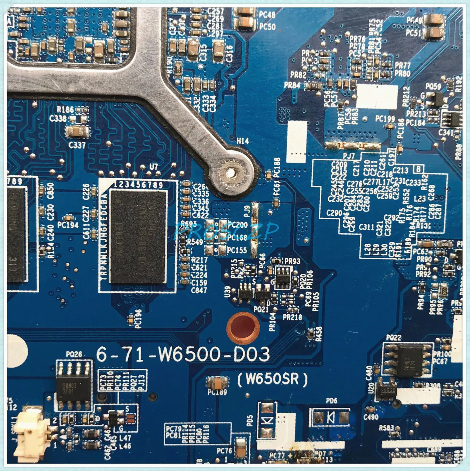 Высококачественная материнская плата для ноутбука Clevo W650SR W650SH 6-71-W6500-D03 с