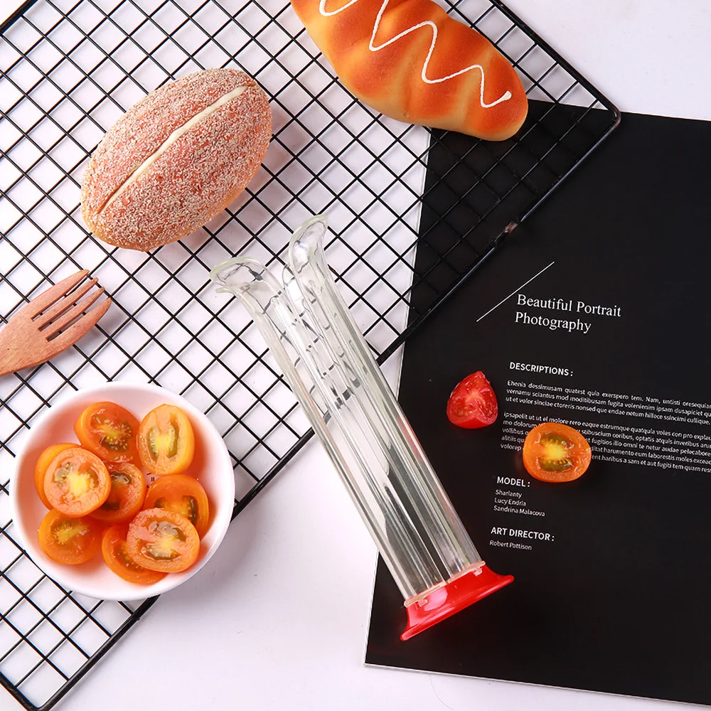 

Creative Vegetable Cutter Kitchen Gadgets and Accessories Fruit Divider Pizza Cherry Tomato Slicer Kitchen Accessories