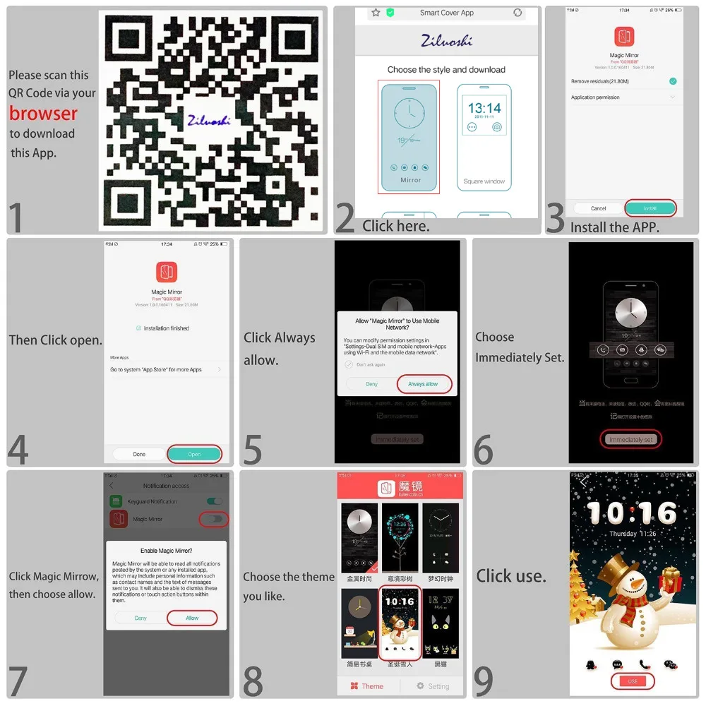 Умный зеркальный флип чехол для Xiaomi Redmi Note 7 8 5 6 Pro для Redmi 8A 7A 6A 5A 5 Plus Pro Note 4X K20 9T Pro S2 Y2 Y3 Go