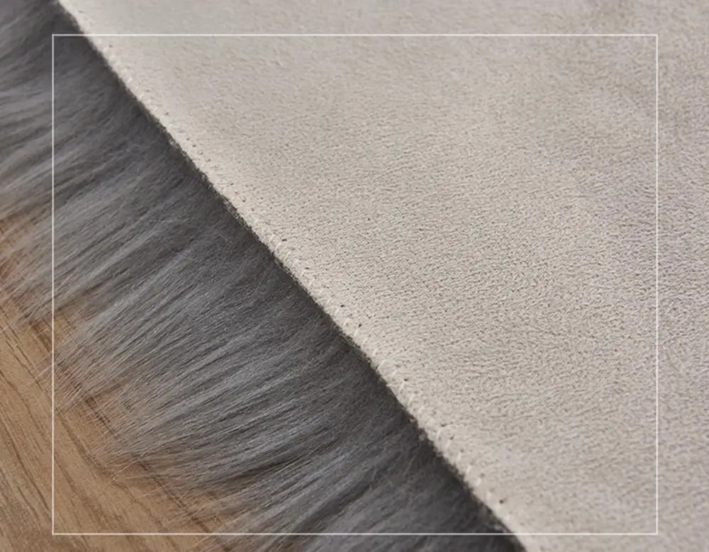 OIMG искусственный ковер Пушистый Ковер прямоугольный ремень Форма 6 см ворс для