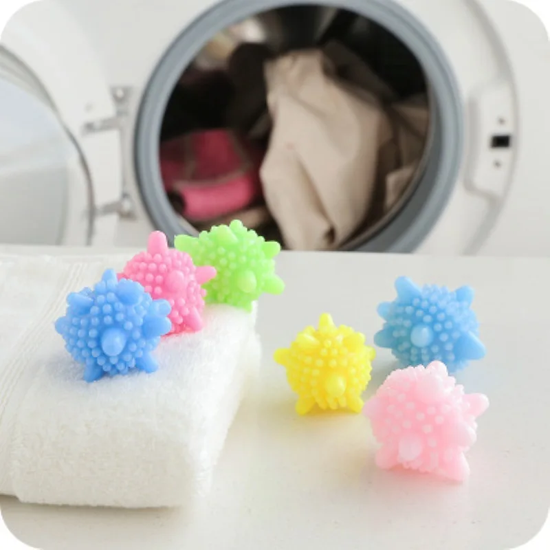

50 PCS Magic Laundry Reusable Ball For Household Cleaning Washing Ball Machine Clothes Softener Starfish Shape Solid Cleaning