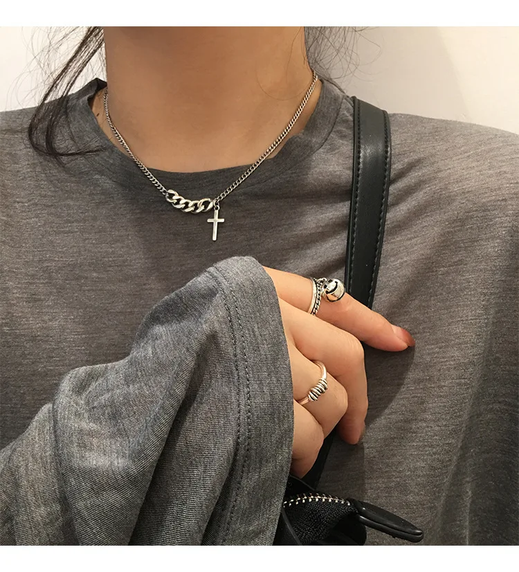 Новое модное ожерелье с подвеской крестом для женщин и мужчин религиозные