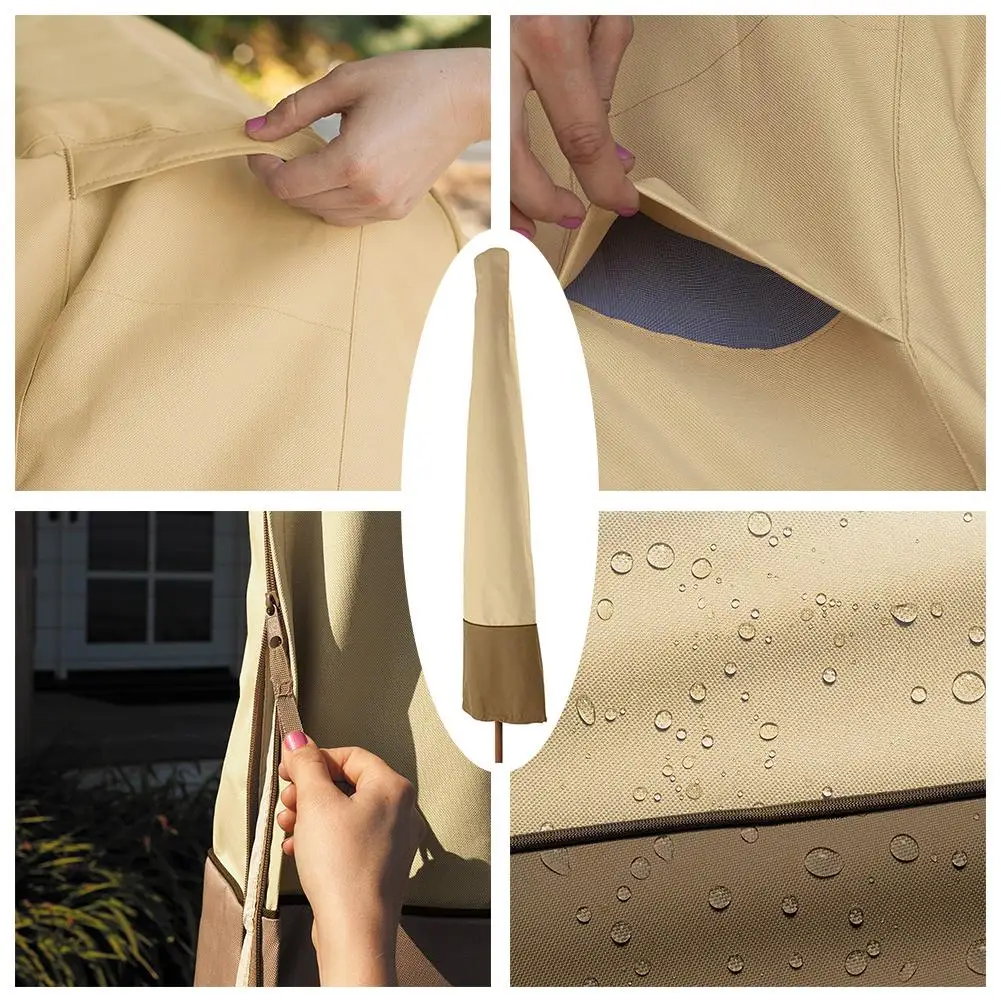 Водонепроницаемый открытый зонтик крышка зонта балкона террасы патио мебель