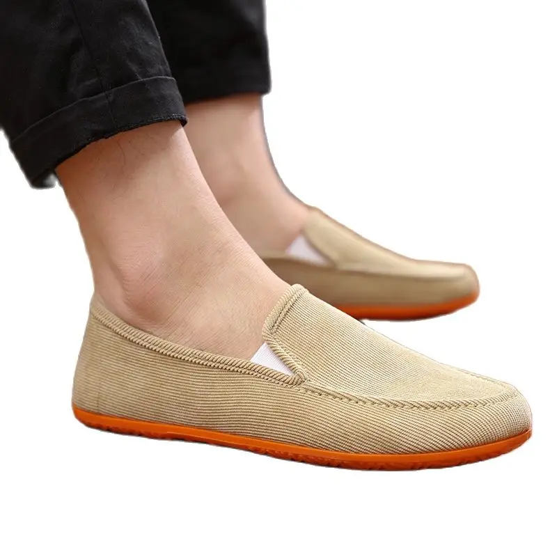 

Мужские парусиновые туфли, синие спортивные туфли для отдыха, обувь для вождения с одной педалью, весна 2021