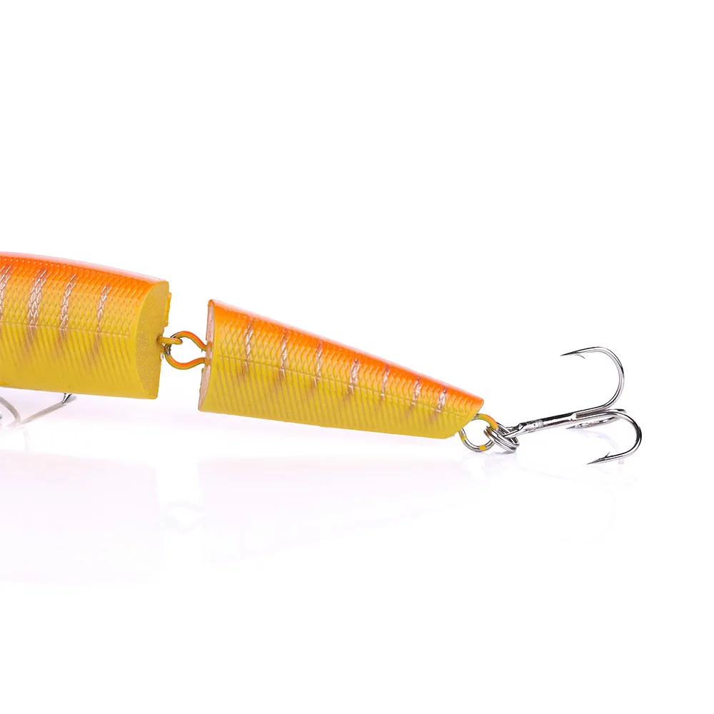 

HENGJIA Mino Multi-section Artificial Hard Bait 14cm/21g Section Long-range Fishing Lure New 20211Pcs Fishing Gear Baits 3D Eyes
