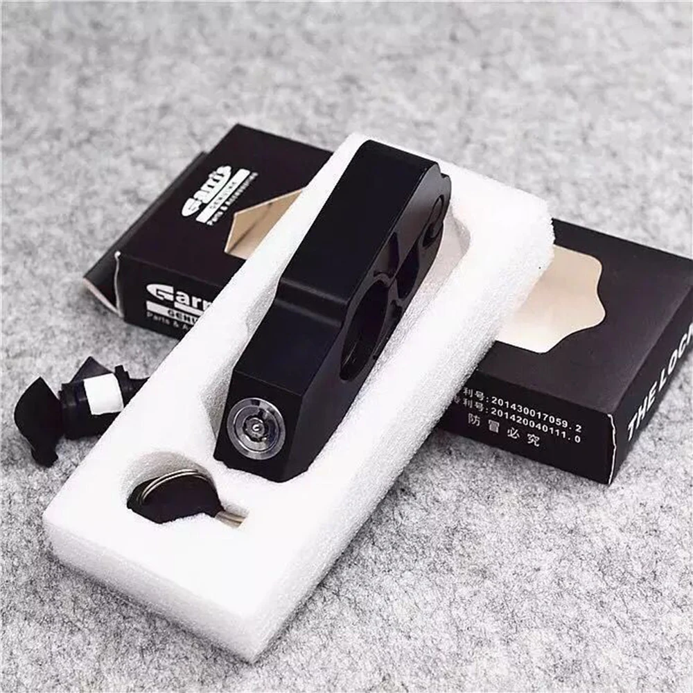 Motorcycle Anti-theft Aluminum Handle Grip Brake Lever Lock FOR YAMAHA TMAX 530 CYGNUS L FAZER8 SR400 MT-07 FZ6R FZ6N ETC. | Автомобили и