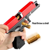 glock toy pistol soft bullet airsoft shell throwing can launch eva under feed m1911 manual loading toys guns outdoor fun sports
