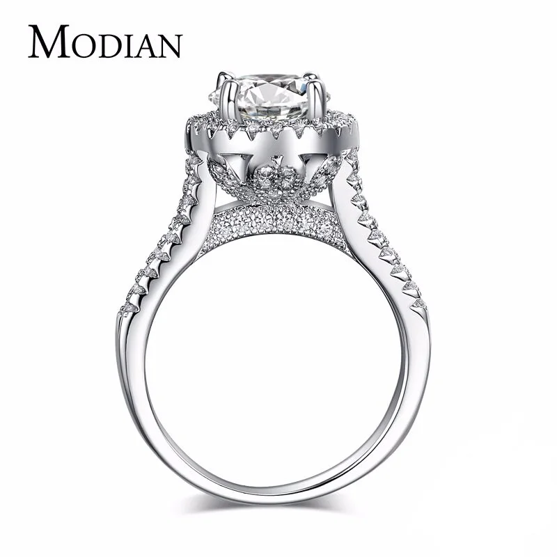 Лидер продаж модные роскошные ювелирные изделия для помолвки элегантные 5A CZ