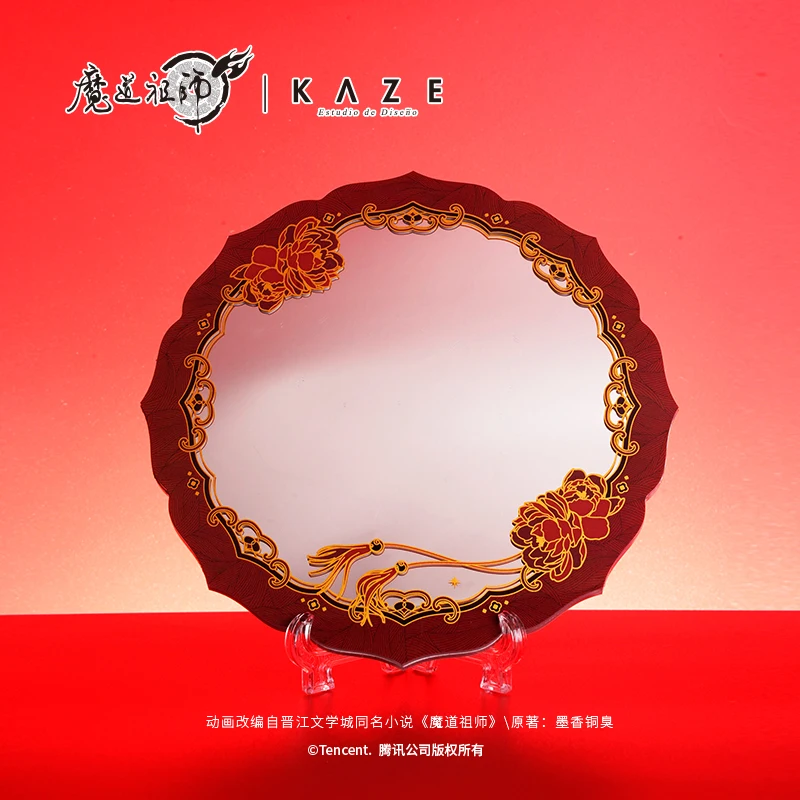 

Original Grandmaster of Demonic Cultivation Red Leaf Series Dressing Mirror Accessories Wuxian Wangji Acrylic Toilet Mirror Gift