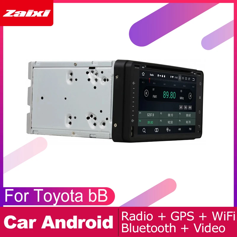 ZaiXi android автомобильный dvd gps мультимедийный плеер для Toyota bB Scion xB 2000 ~ 2005 Навигатор