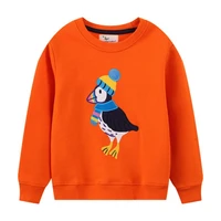 jumping meters new arrival bird applique kids sweatshirts for autumn winter childrens clothes boys girls hoodies shirts tops