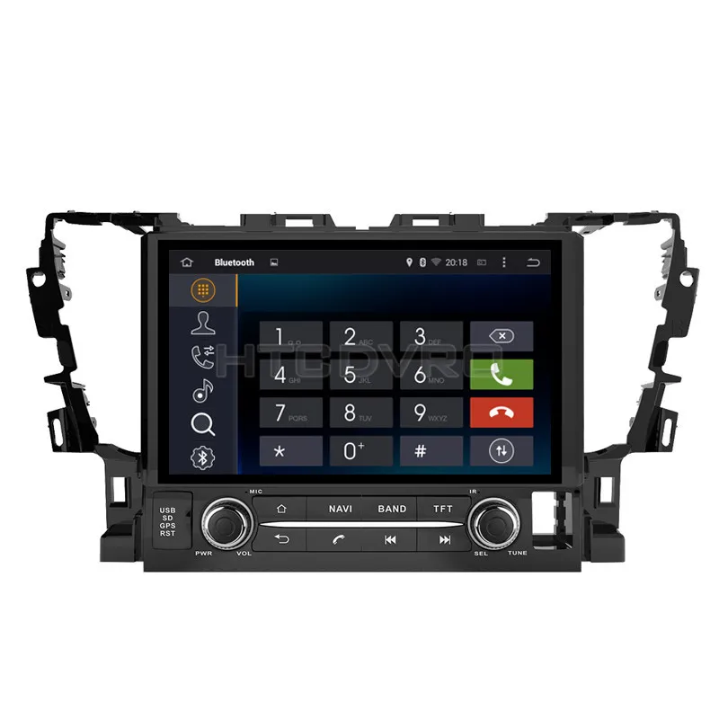 Автомобильный DVD плеер YMODVHT 10 1 дюйма 8 ядер 4 Гб + 32 ГБ Android 9 0 для Toyota Alphard 2015 радио