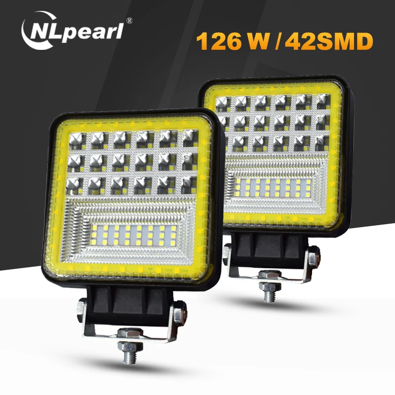 Светодиодсветильник противотумансветильник фара в сборе Nlpearl 2 шт. 3000K 6000K 72W 126W |