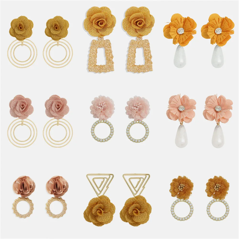 Женские серьги подвески Miwens в форме желтого цветка висячие ювелирные украшения