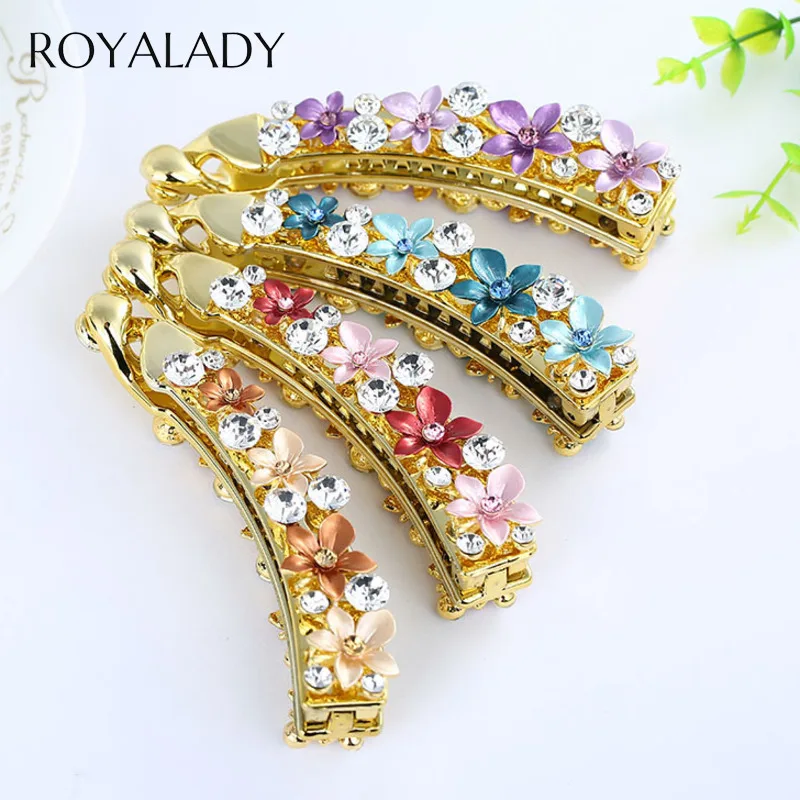 Новые красивые заколки для волос с бабочками и цветами женщин женские модные