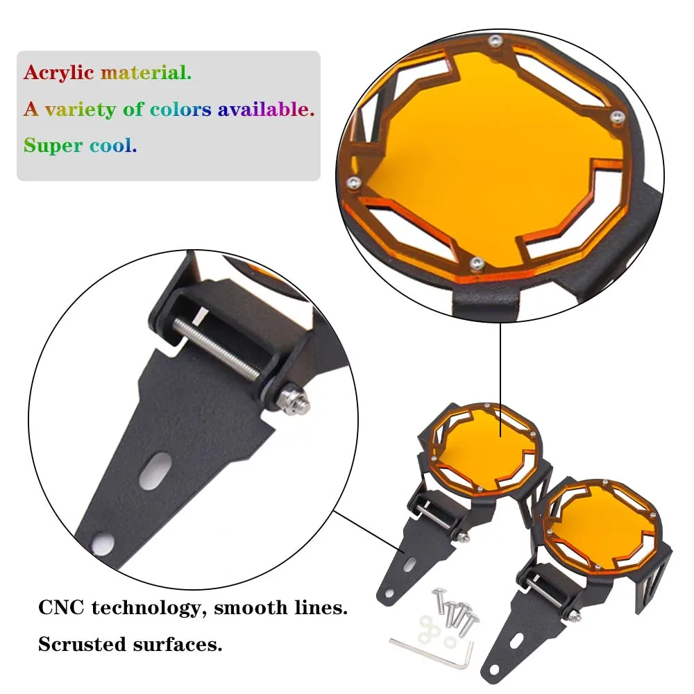 For BMW R1200 GSA R1250GS ADV LC F750GS G310GS S1000XR F850GS Motorcycle Flipable R1200GS Fog Light Protector Guard Lamp Cove | Автомобили