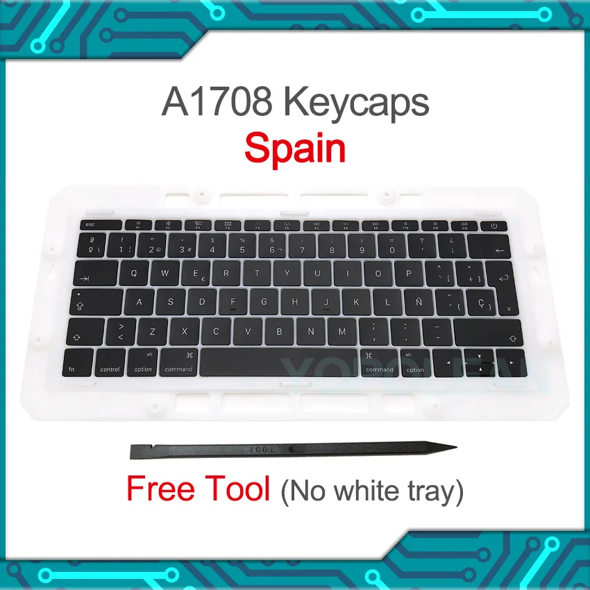Новинка для Macbook Pro Retina 13 &quotA1708 испанская клавиатура SP колпачки клавиш 2016