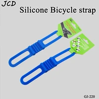 jcd cycling light holder bicycle handlebar silicone strap band phone fixing elastic tie rope bicicleta torch flashlight bandages