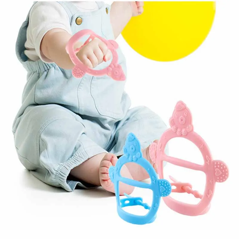 Детские Прорезыватели для зубов Безопасные силиконовые молярные перчатки