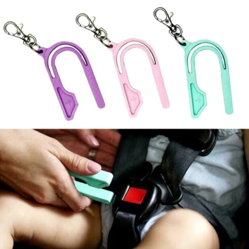 

Professional Child Safety Belt Keychain Tool Car Seat Key Safety Seat Unlocking
