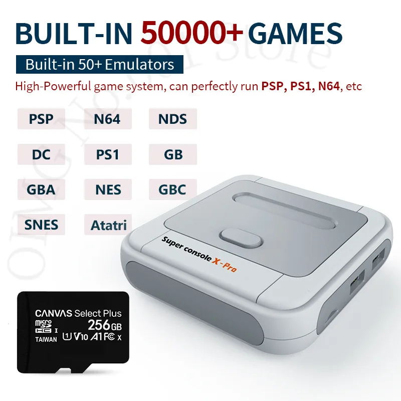 

SX-PRO Upgraded Retro Nostalgic Game Set-Top Box Dual System Suitable For Mame/N64/PSP/PS1, Etc.
