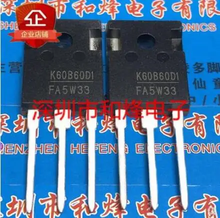 

Бесплатная доставка 20 шт. AOK60B60D1 K60B60D1 TO-247 600V 120A