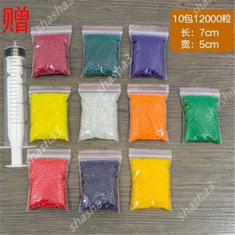 Фиолетовый растение бонсай почва 100 шт. Кристалл цветок Желейная масса воды