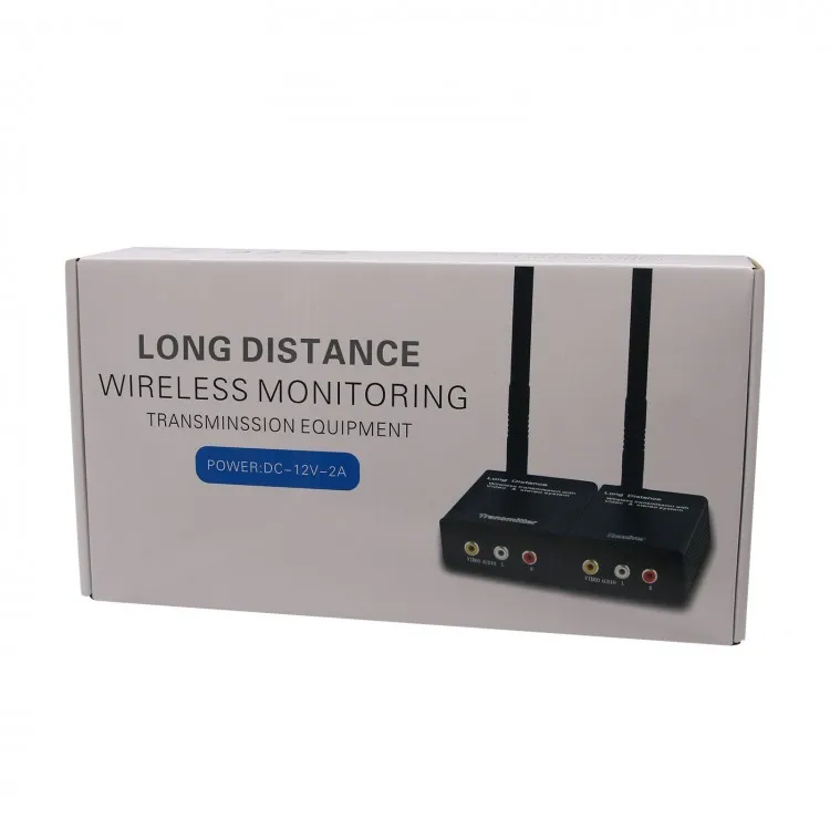 

3W 2000M Long Distance Wireless Audio Video TX&RX Set 2.4g 8ch Transmitter and Receiver