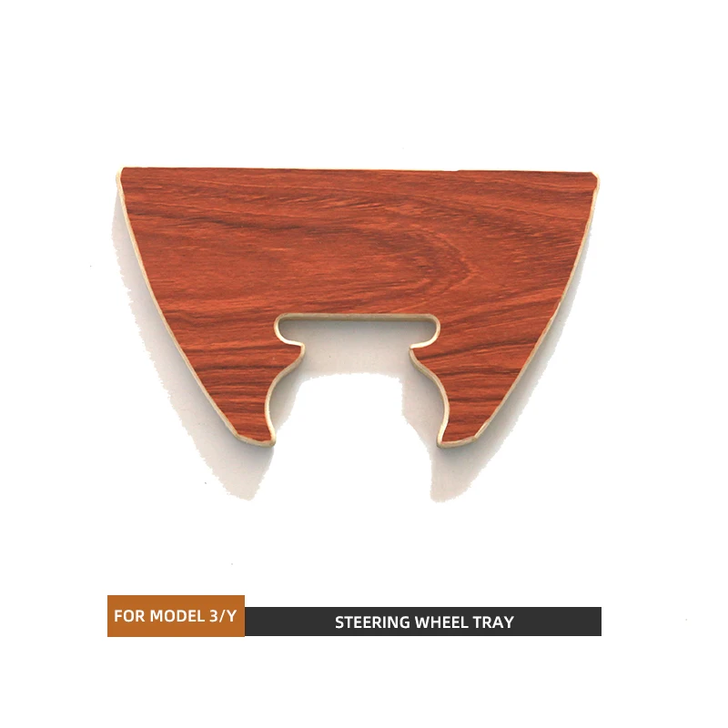 

For Tesla Model 3 Y 2021 Accessories Laptop trayPortable Food Tray Car Steering Wheel Portable Wooden Table