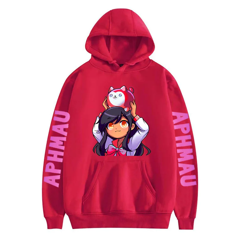 

Hoodie Anime Aphmau Prototype Unisex Long Sleeve Pullover Sweatshirt Harajuku Streetwear Top