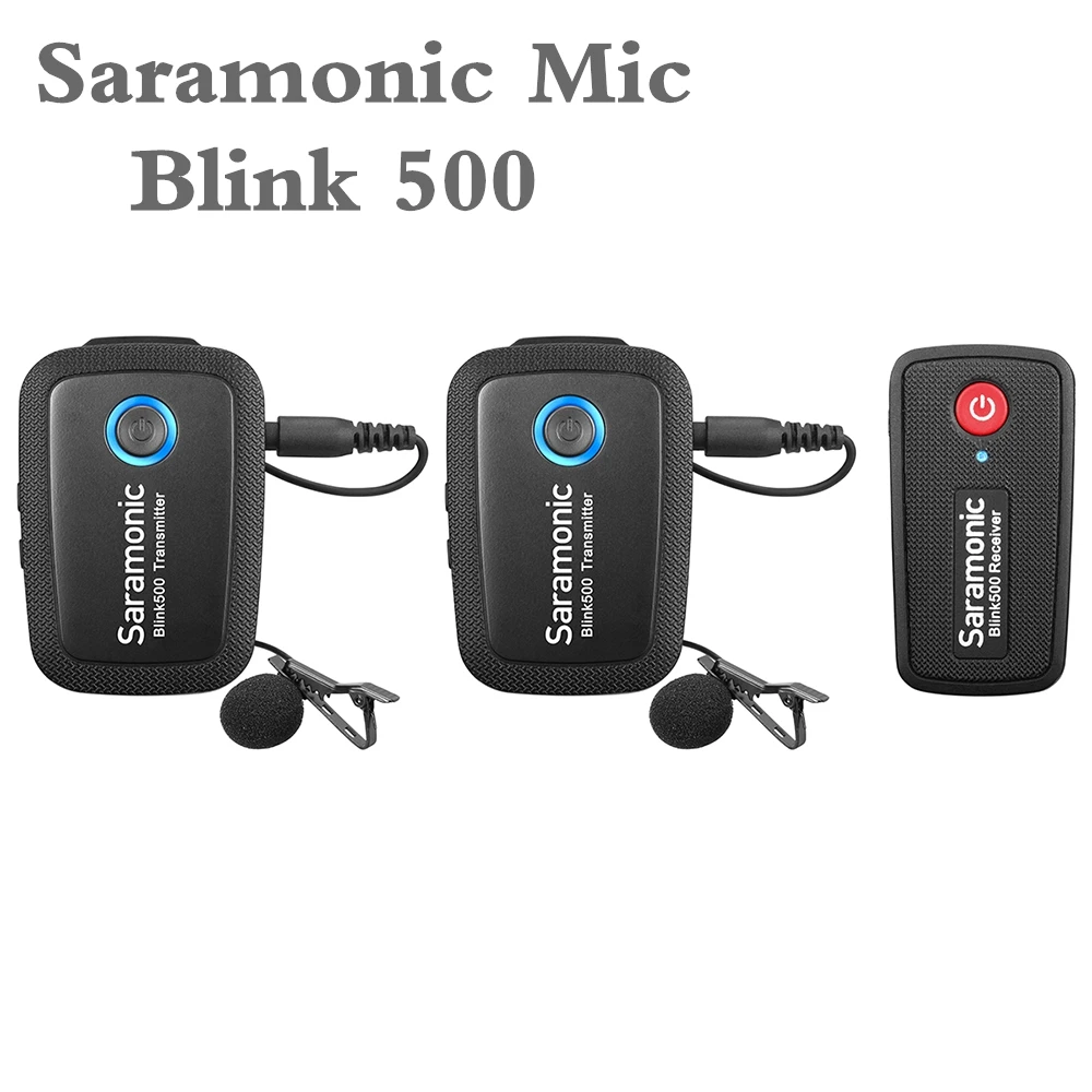 Saramonic Blink 500 БЕСПРОВОДНОЙ Студийный конденсаторный микрофон Lavalier отворот