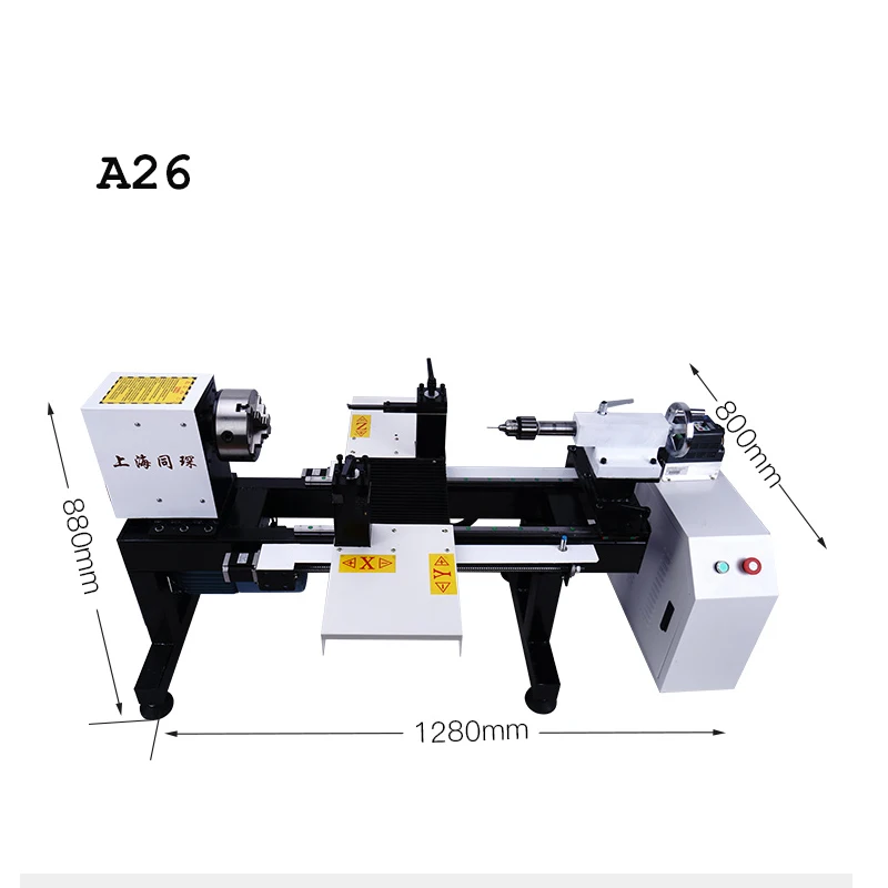 Четырехосевой токарный мини станок с ЧПУ A26 цена токарного станка высокой