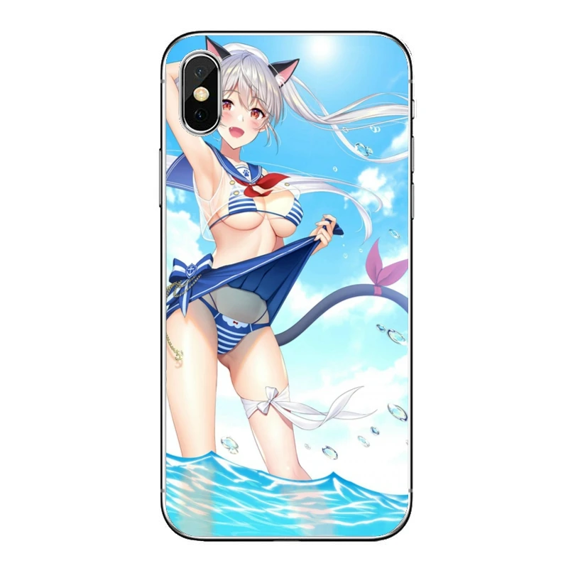 Чехол для Sony Xperia Z5 C6 L2 XA1 XA2 XZ1 XZ2 compact Premium LG G5 G6 G7 Q6 Q7 Q8 Q9 V30 V20 V10 anime beach girl|Бамперы| |