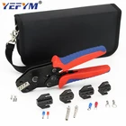 Обжимные плоскогубцы без винтов, быстрая замена для 2,8 4,8 6,3трубокфотоэлектрическихизолированных клемм, инструменты электрика