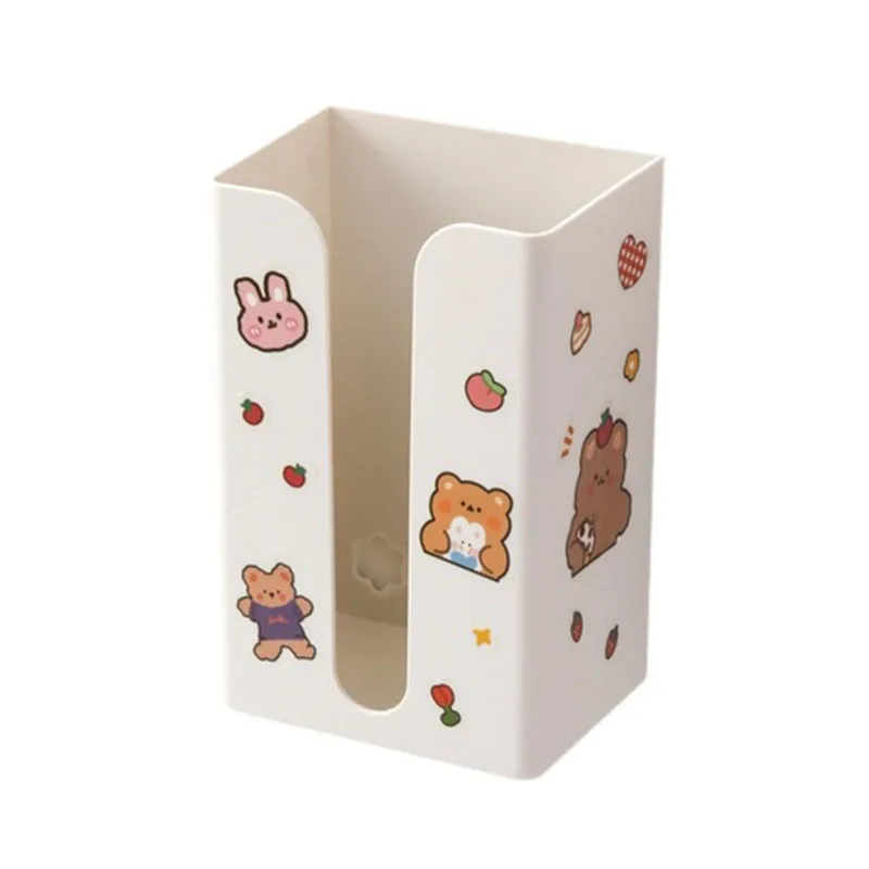 

W&G Tissue Storage Box Wall Hanging Cute Ins Home Kitchen Bedroom Wall Storage Hanging Napkin Tube Pumping Box