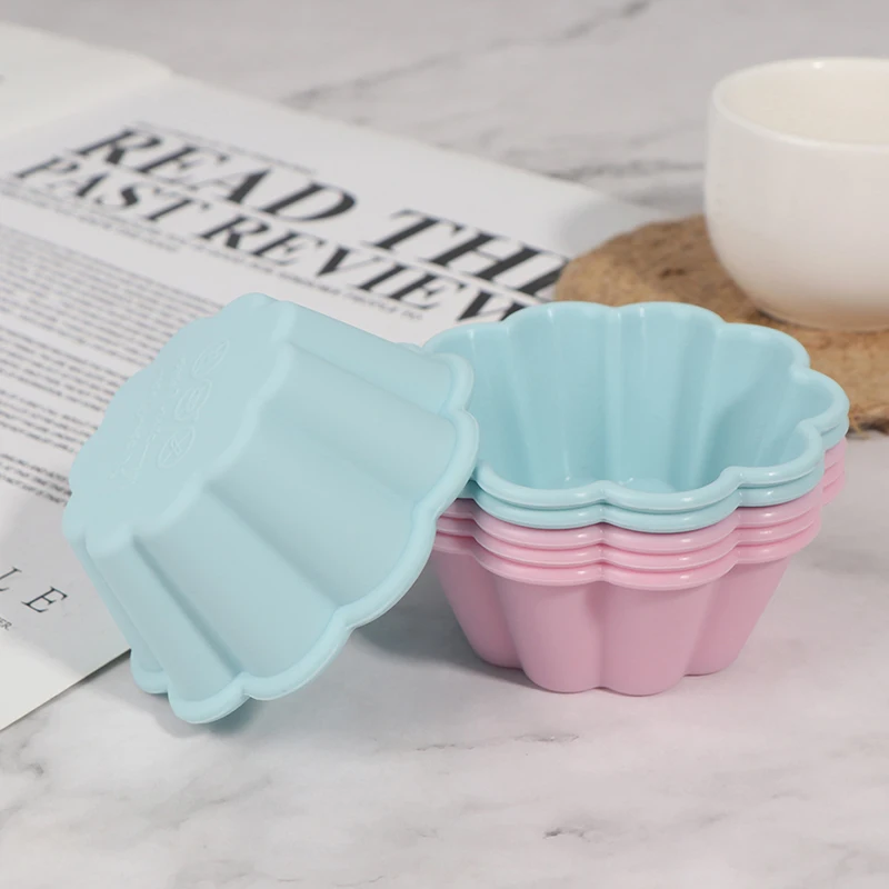 

6pcs DIY Silicone Mold Cupcake Cake Mold Muffin Baking Silicone Cake Mold Muffin
