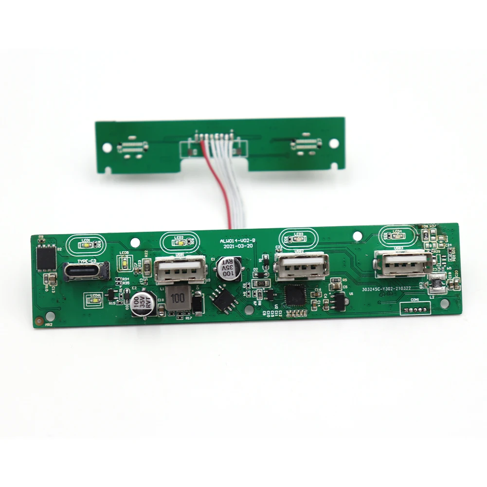 

Car Charger 4 In 1 USB Hub for Tesla Model3 Model Y Center Console USB Dongle Splitter with PD QC3.0 Dual USB Ports Dropshipping