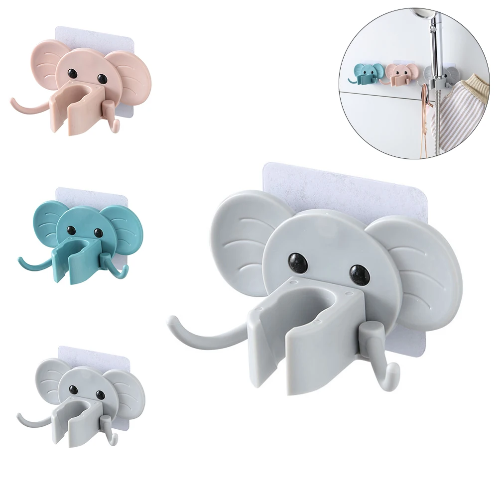 

Shower Head Holder Bath Rack Hook Shower Bracket Wall Mounted Self-adhesive