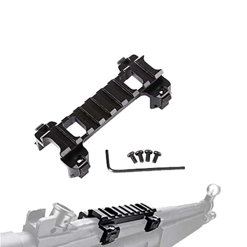 

Claw Picatinny Scope Rail Mount Extension Adaptor Dovetail 20mm 8 Slots 3.5" Compatible With G3/MP5 For Hunting Airsoft Scope