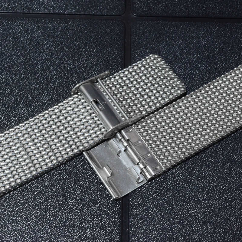 Cronos компоненты часов металлический ремешок сетка браслет нержавеющая сталь