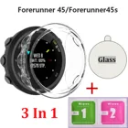 Чехол из ТПУ для Garmin Forerunner 45Forerunner45s, чехол для часов, сменная рамка для Garmin Forerunner 45s, защитная стеклянная пленка для экрана
