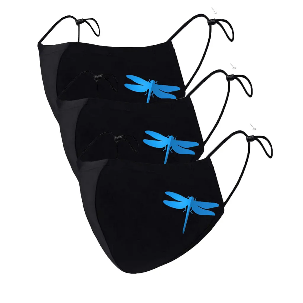 3 шт. ледяной шелк черный белый маска для лица велосипедный мотоциклетный